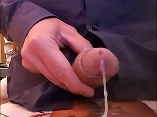 I add my cum to this shared centerfold that's already stained, featuring an old bombshell model in chapter 4