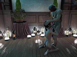 Fo4 Moon Palace Orgy with Teen Anime Group