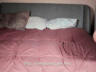 Prostate massage with vibrator during blowjob