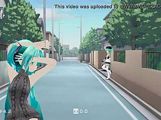 Miku Dances Nude In Sexy Comic Style