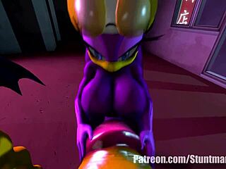 Rouge Feels Intense Pleasure In Double Urethral Challenge