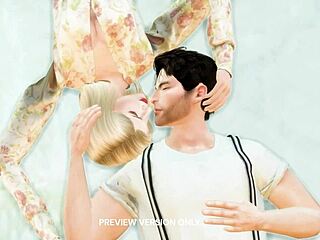 Cabin adventure with Scarlet J in 3D hentai preview