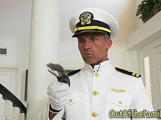 Ebony Teen 18+ Stepdaughter Receives Facial Cumshot From Monster Cock