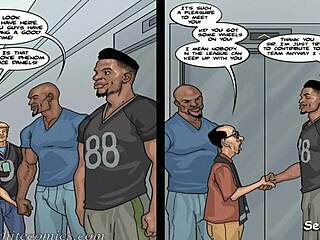 Doctor, why fondle that big black cock in the elevator?