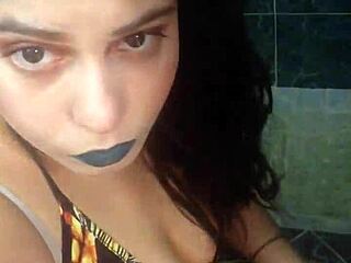 Ginger Paris Pissing and Playing in Toilet as BBW Slut