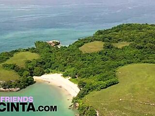 Is Horny Slut Putri Cinta Ready for That Big Dick on the Beach?