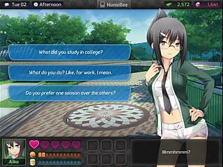 Exploring the kawaii waifu in HuniePop female walkthrough part two