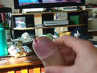 Intense Solo Jerking To Tranny Porn