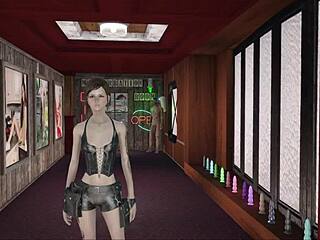 Sporty Brunette In Perverted Fashion Gets Bold In Hentai Game.