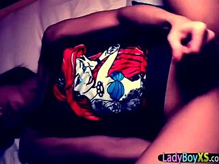 real thai ladyboy gets bareback assfucked pov style