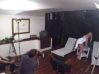 Behind the scenes of Evy Kethlyn's photo shoot with Big Bambu Ed Junior Binho Ted