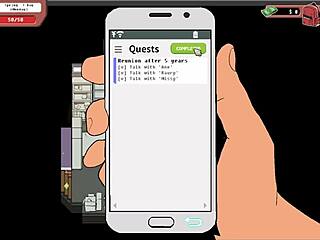 A cosplay girl jerks me off in public