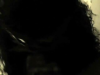 Sloppybecky slurps blak bois' massive black cock in bathroom