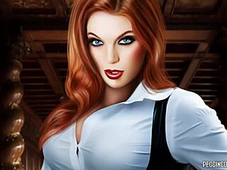 strap-on goddess dominates dreamer with pegging in anime hentai