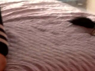 aurora willows stretching in yellow yoga pants