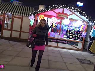 German Aische Stuns at Christmas Market, What's Her Secret?