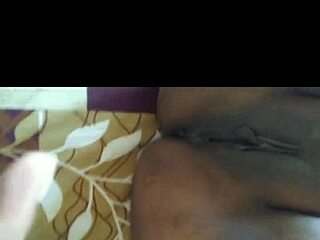 marathi desi aunty moans with headphones on for creampie fun