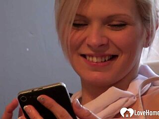 Blonde Amateur Hottie Rips Clothes In Homemade Striptease And Pleasures Herself!