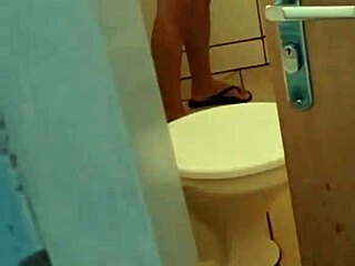 i saw him taking a bath