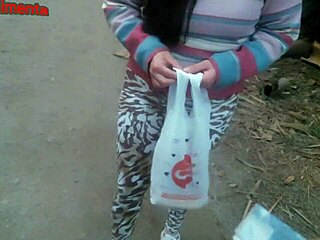 Brazilian teen 18+ takes big cock outdoors without protection