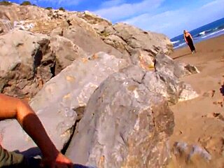 Blonde Milf Offers Herself on the Beach!