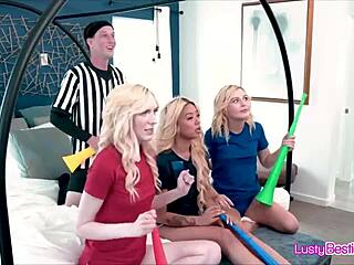 Lost Soccer Bet Turns Into Foursome Party With Teens