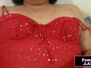 brunette babe jezebelle enjoys a steamy shower alone