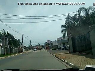 cristina almeida's first restaurant encounter turns oral dessert, cuckold husband films exhibitionism discreetly