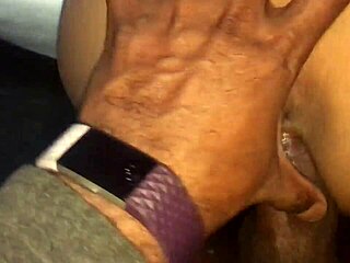 latin babysitter receives anal creampie from milf