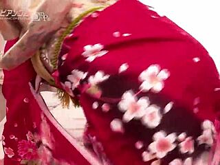 Japanese Girls in Furisode Get 4P Fucked?
