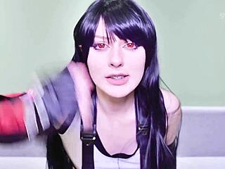 Tifa Lockhart In Femdom Role-Play Ruins Your Orgasm, Allowing Cum Only After Wedgie In Bedroom With Socks And Leather.