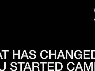 chemical girl interview on webcam with casting and blonde glasses