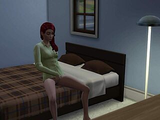 i'm masturbating around the house as a redhead girl