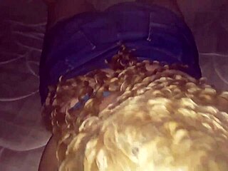 Chubby Prostitute Sucks Big Black Cock in Outdoor Swing House!