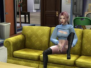 Nerdy virgin fucks for job in 3d hentai 😏