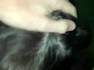 18-year-old takes deep face fuck with cock leading to facial 😏