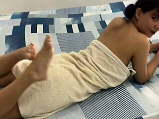 Skinny Latina Receives Delicious Massage Leading To Intense Creampie Fuck