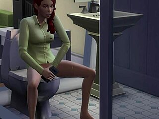 i'm masturbating around the house as a redhead girl