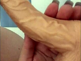 European BBW enjoys shower fun with toys and blowjobs