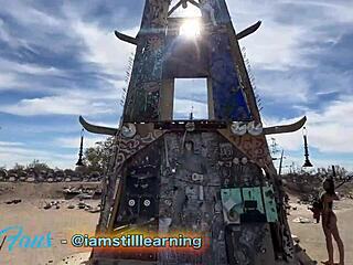 Shane and Evie explore Slab City in California, USA
