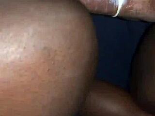 Tinder pickup in DMV turns passionate with POV backshots big black cock doggystyle quickie creampie homemade