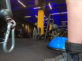 alice underground working out with plug