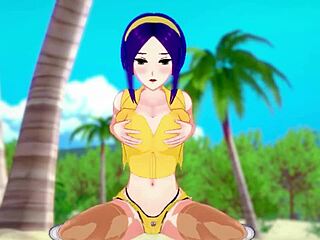 Faye Valentine from Cowboy Bebop gets fucked and squirts in this scene
