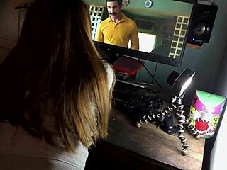 Skinny Latina Gets Horny Watching Movies And Bends Over For Doggystyle