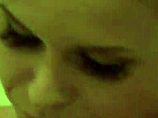 Solo Blonde Babe Intensely Teases Shaved Pussy in Bathing Shower