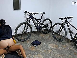 my cousin sucking my cock in the garage, moving so sensually