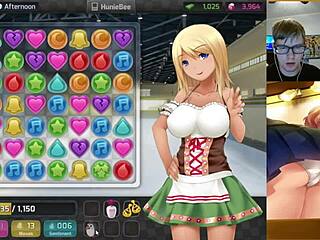 in this uncensored hentai, tiffany from huniepop gets bent over for doggystyle