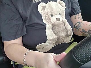 Driving With My Huge Tits Out Feels So Free