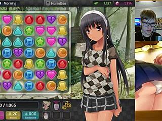 in this uncensored hentai, tiffany from huniepop gets bent over for doggystyle