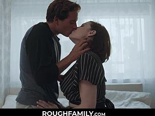 Step mom Sovereign Syre boosts Tyler Nixon's confidence with rough doggystyle on RoughFamily com.